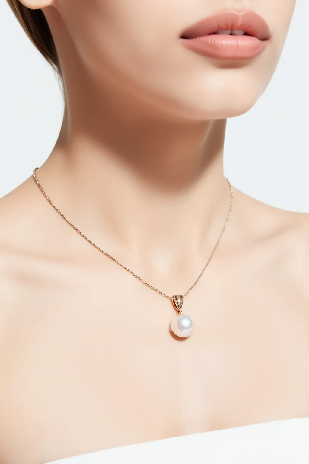 Gold Pearl Pendant