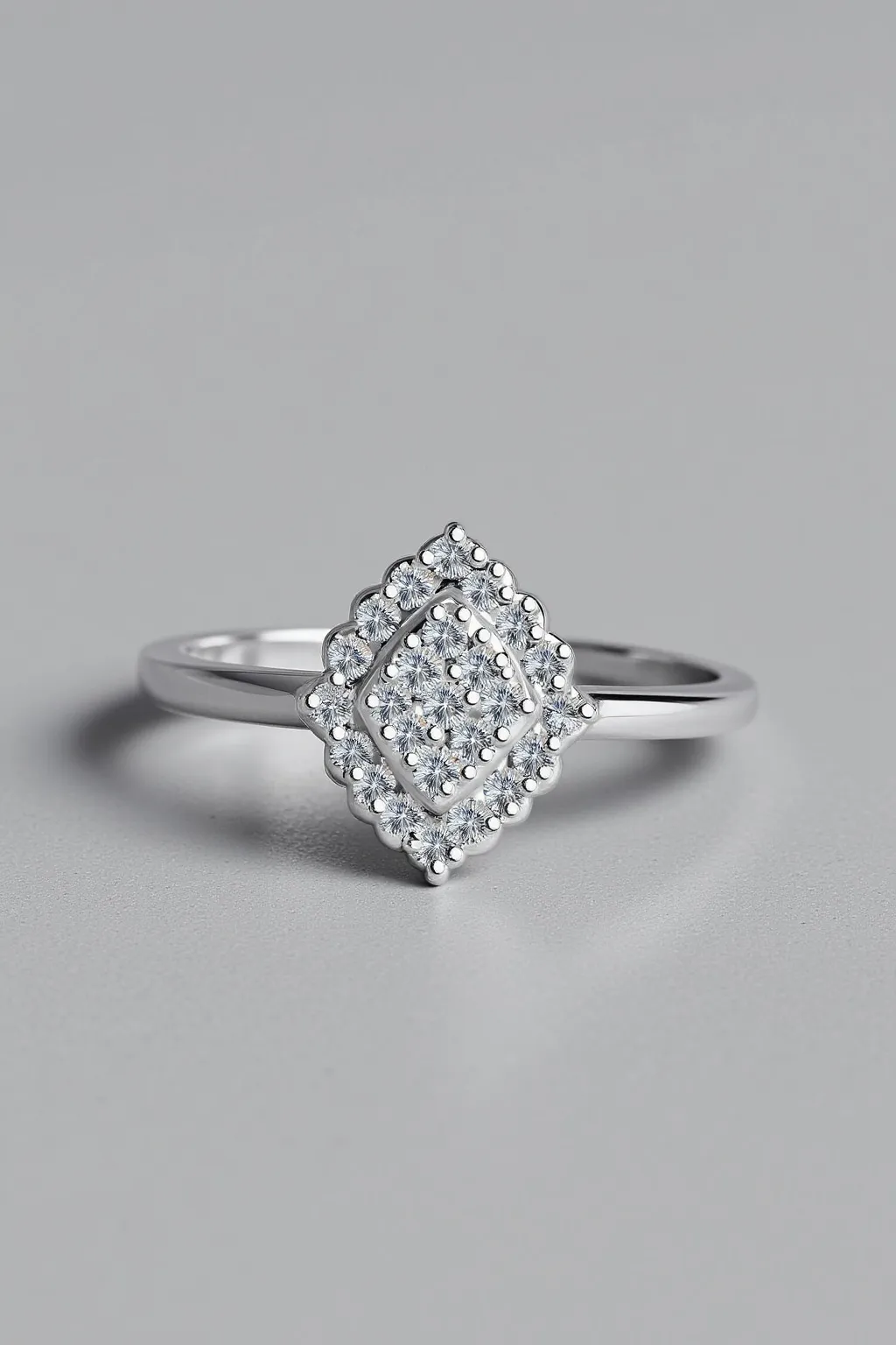 Cluster Silver Ring