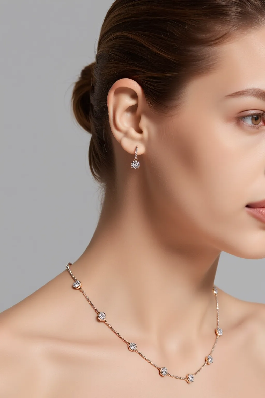 Gold Station Necklace