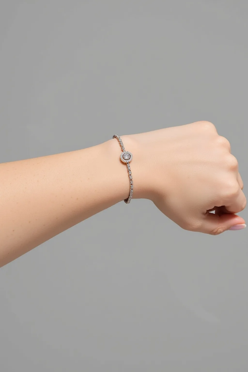 Diamond Silver Bracelet